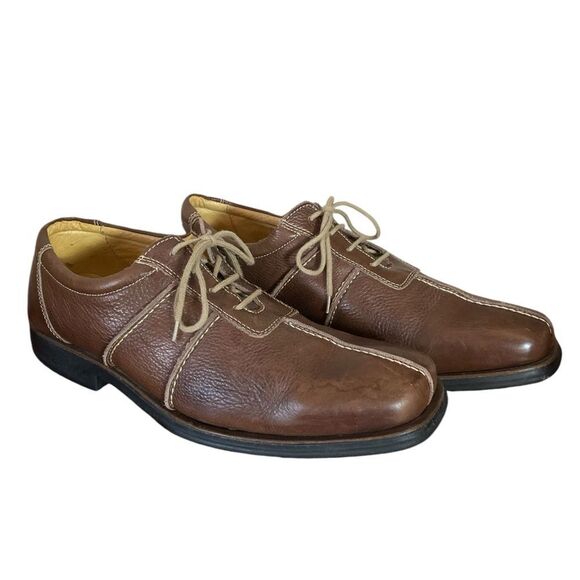 Sandro Brown Leather Oxfords - Picture 1 of 10